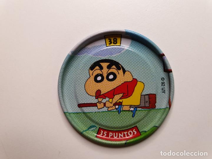Juguetes antiguos y Juegos de colecci&oacute;n: TAZO CHAPA BOLLYCAO -- 1997 -- METAL RAPPERS SHINCHAN SHIN CHAN - ESPA&Ntilde;A -- N&ordm; 38