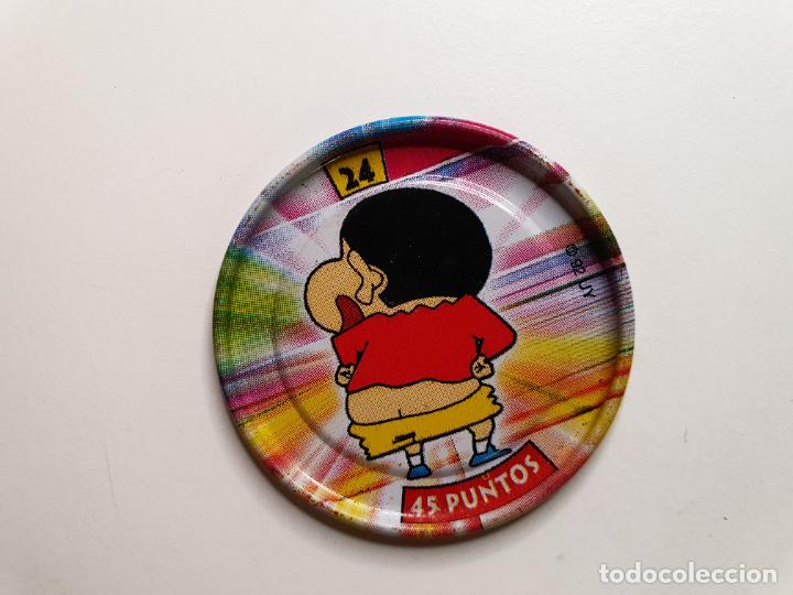 Juguetes antiguos y Juegos de colecci&oacute;n: TAZO CHAPA BOLLYCAO -- 1997 -- METAL RAPPERS SHINCHAN SHIN CHAN - ESPA&Ntilde;A -- N&ordm; 24