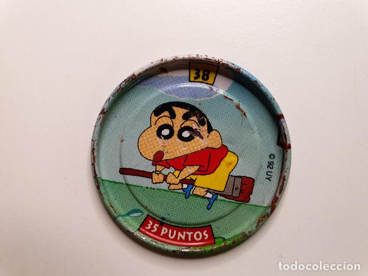 Juguetes antiguos y Juegos de colecci&oacute;n: TAZO CHAPA BOLLYCAO -- 1997 -- METAL RAPPERS SHINCHAN SHIN CHAN - ESPA&Ntilde;A -- N&ordm; 38