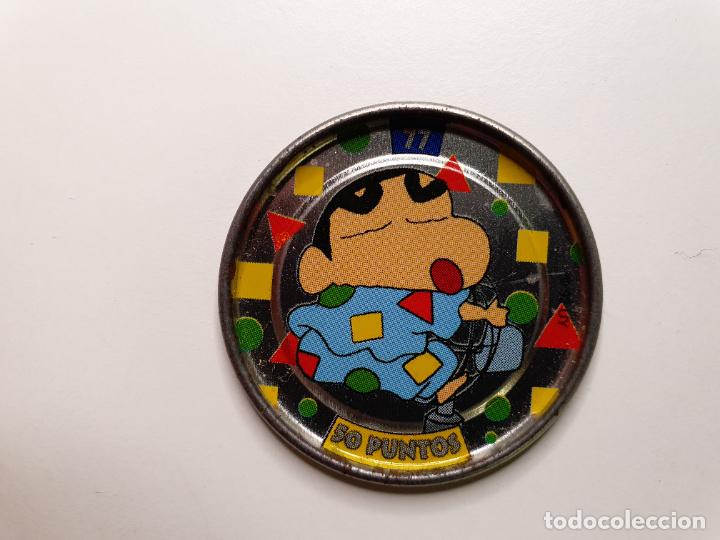 Juguetes antiguos y Juegos de colecci&oacute;n: TAZO CHAPA BOLLYCAO -- 1997 -- METAL RAPPERS SHINCHAN SHIN CHAN - ESPA&Ntilde;A -- N&ordm; 77