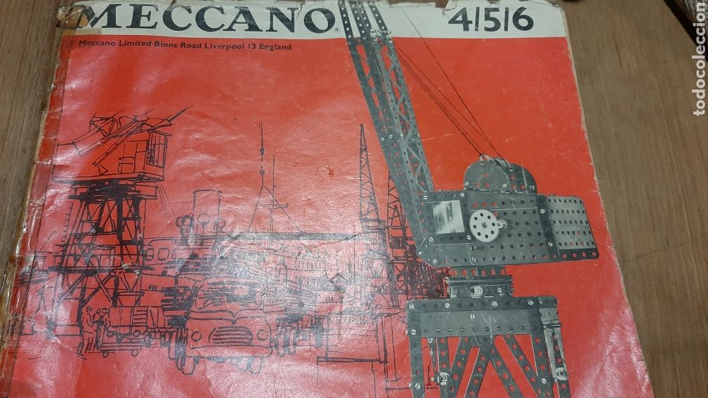 Antique Toys and Collectible Games: 80 p&aacute;ginas MECCANO n&uacute;mero 4/5 / 6 CAT&Aacute;LOGOS DE MONTAGE ANTIGUOS LIVERPOOL INGLATERRA