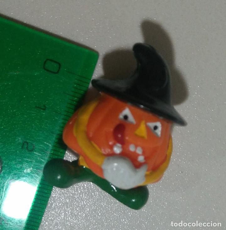 Juguetes antiguos y juegos de colecci&oacute;n: FIGURA gorro bruja CALABAZA HALLOWEEN HALOWEN MU&Ntilde;ECO pumpkin mu&ntilde;equito miniatura mini haloween