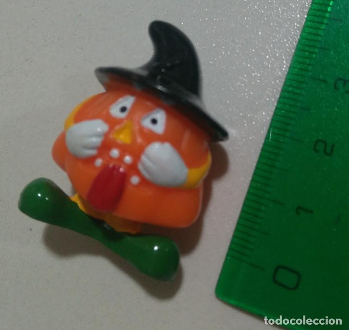 Juguetes antiguos y juegos de colecci&oacute;n: FIGURA gorro bruja CALABAZA HALLOWEEN HALOWEN MU&Ntilde;ECO pumpkin mu&ntilde;equito miniatura mini haloween