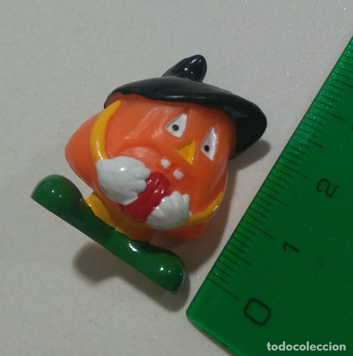 Juguetes antiguos y juegos de colecci&oacute;n: FIGURA CALABAZA HALLOWEEN HALOWEN MU&Ntilde;ECO pumpkin mu&ntilde;equito miniatura mini haloween gorro bruja