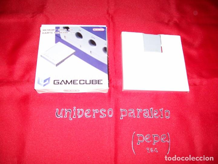 Juguetes antiguos y juegos de colecci&oacute;n: TARJETA DE MEMORIA NINTENDO GAMECUBE 59 BLOQUES