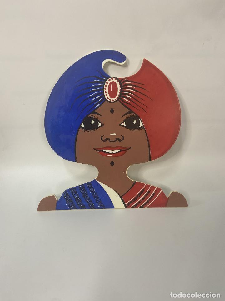 Juguetes antiguos y juegos de colecci&oacute;n: Antigua percha escolar Espa&ntilde;a 1960's - LA OPALINA
