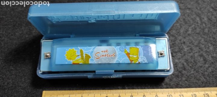 Juguetes antiguos y juegos de colecci&oacute;n: Arm&oacute;nica Nesquick Los Simpson - Foto 3