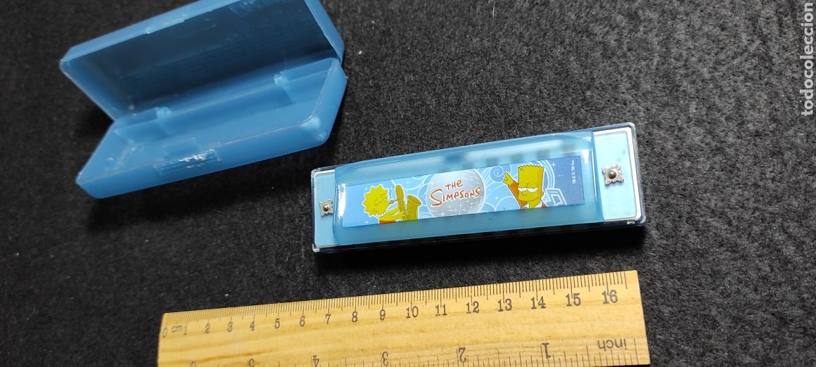 Juguetes antiguos y juegos de colecci&oacute;n: Arm&oacute;nica Nesquick Los Simpson - Foto 1