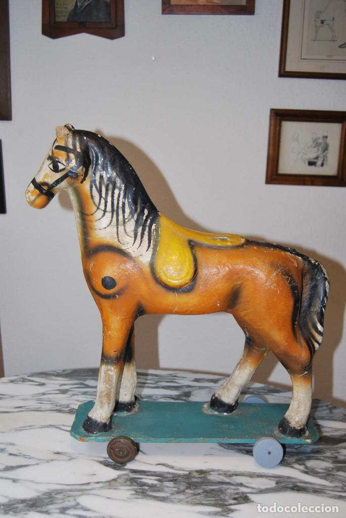 tornillo Barra oblicua de caballo de juguete de cartón piedra - caballito - Compra venta en  todocoleccion