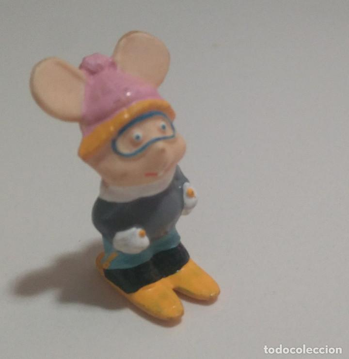 Juguetes antiguos y juegos de colecci&oacute;n: figura topo gigio gigo giggio mu&ntilde;eco figurita mu&ntilde;equito miniatura maraja esquiador esquies esqui