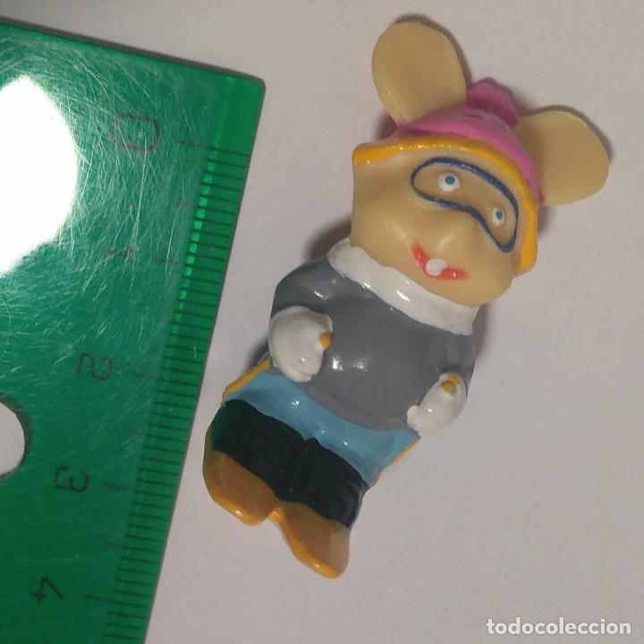 Juguetes antiguos y juegos de colecci&oacute;n: figura topo gigio gigo giggio mu&ntilde;eco figurita mu&ntilde;equito miniatura maraja esquiador esquies esqui