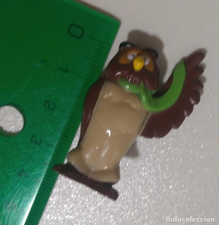 Juguetes antiguos y juegos de colecci&oacute;n: figura disney figurita mu&ntilde;eco winnie poh pooh mu&ntilde;equito miniatura buho owl buhito