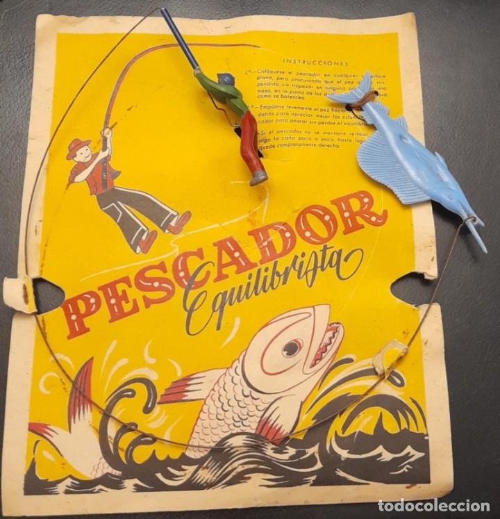 Juguetes antiguos y Juegos de colecci&oacute;n: PESCADOR EQUILIBRISTA