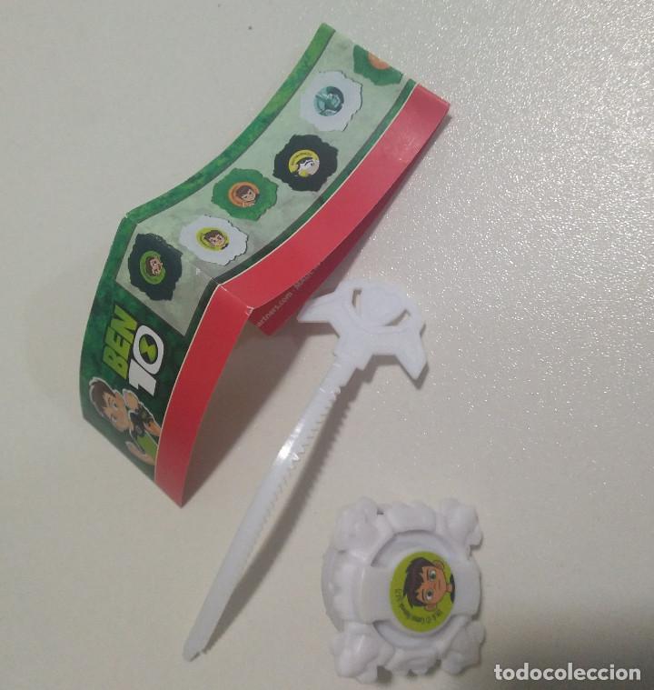 Juguetes antiguos y Juegos de colecci&oacute;n: ben 10 spinner spiner bpz papel dolci preziosi preciosi gadget sertie tv cartoon network