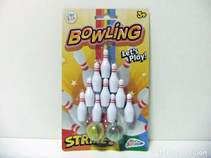 Vadear Descompostura pobreza bowling juego 10 bolos + 2 canicas juguete tipo - Compra venta en  todocoleccion