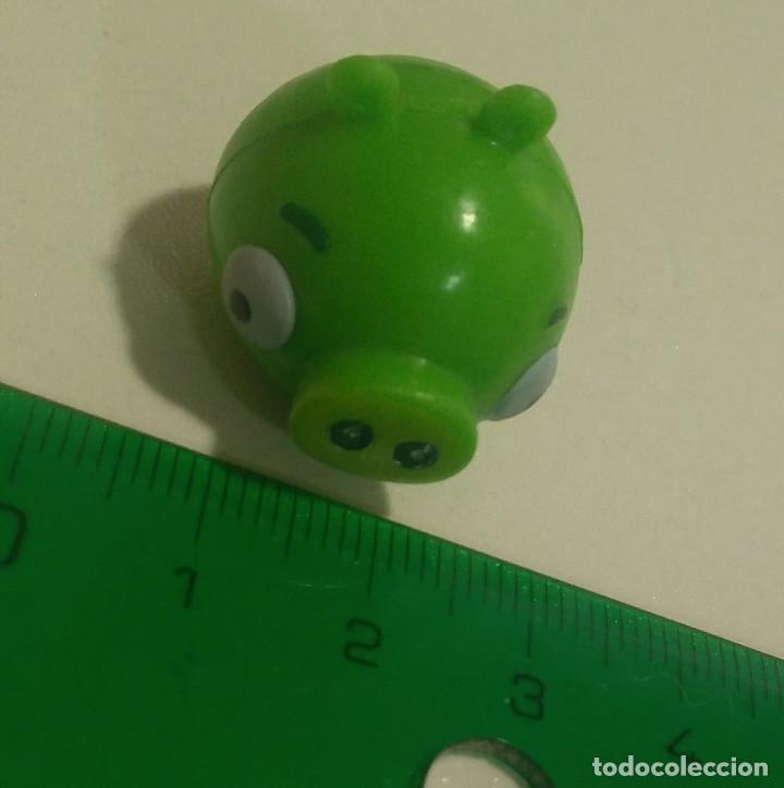 Juguetes antiguos y Juegos de colecci&oacute;n: figura goma dura pig angry birds mu&ntilde;equito cerdo mu&ntilde;eco figurita