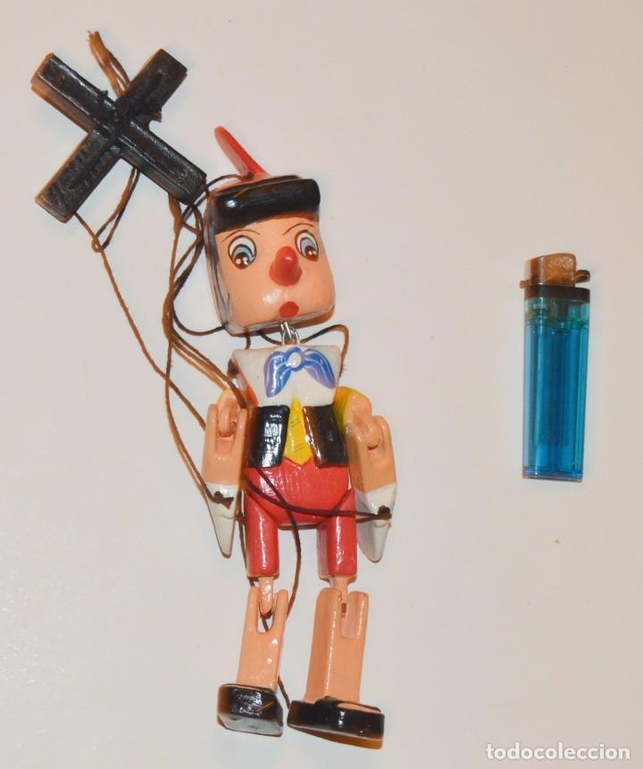 Juguetes antiguos y Juegos de colecci&oacute;n: ANTIGUA MARIONETA PINOCHO - MADERA - SIN MARCA - SIN FALTAS - VER TAMA&Ntilde;O