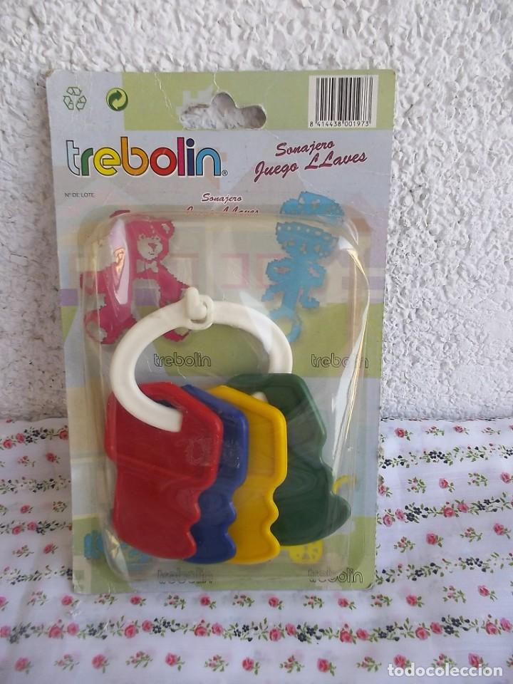 Brinquedos antigos e Jogos de cole&ccedil;&atilde;o: JUEGO DE LLAVES SONAJERO TREBOLIN-VINTAGE