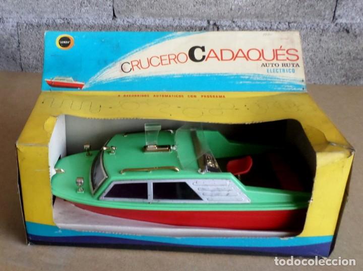 Brinquedos antigos e Jogos de cole&ccedil;&atilde;o: Crucero Cadaqu&eacute;s - Auto ruta - El&eacute;ctrico - 4 recorridos autom&aacute;ticos con programa - JEMSA - Sin usar