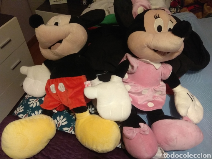 Juguetes antiguos y juegos de colecci&oacute;n: Peluches Mickey y Minnie mouse Disney 64 cent&iacute;metros