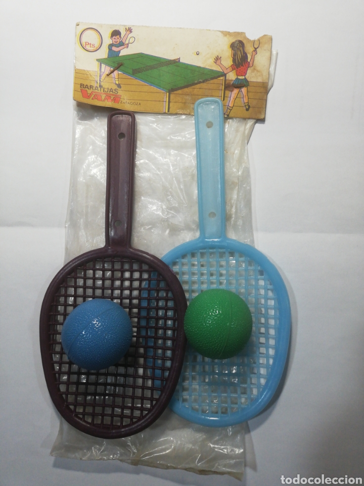 Juguetes antiguos y juegos de colecci&oacute;n: PEQUE&Ntilde;AS PALAS DE PIMPON. DE KIOSCO.