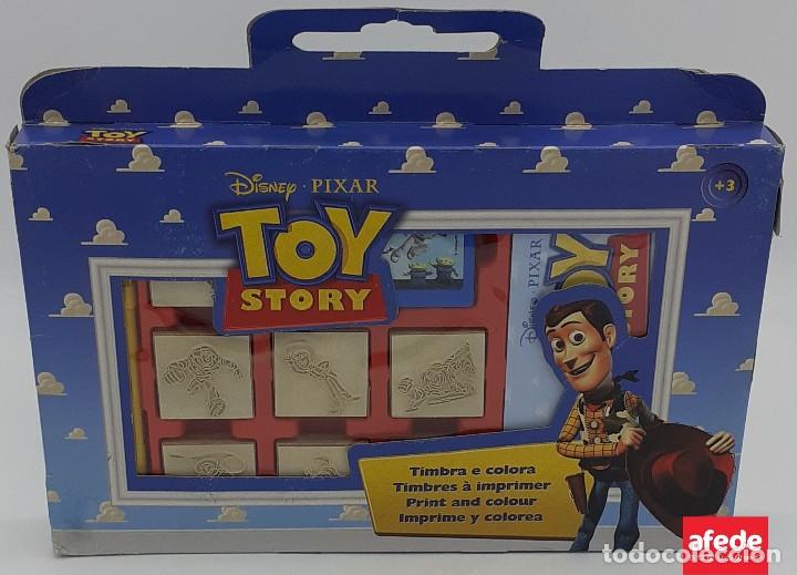 Juguetes antiguos y juegos de colecci&oacute;n: Conjunto de sellos de Toy Story en su caja original