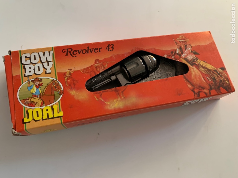 Juguetes antiguos y Juegos de colecci&oacute;n: Pistola revolver 43 de joal a&ntilde;os 80 cowboy NUEVA A ESTRENAR