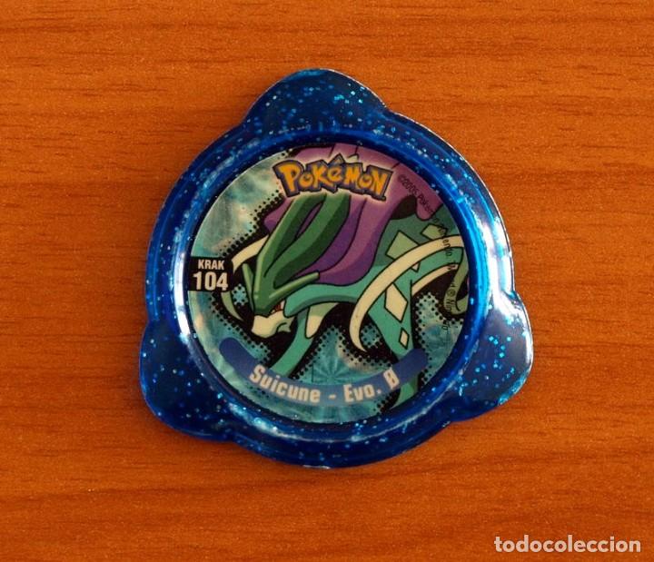 Juguetes antiguos y Juegos de colecci&oacute;n: Pok&eacute;mon Tazo - Krak N&ordm; 104 Suicune - Evo. 0 - kraks Panini