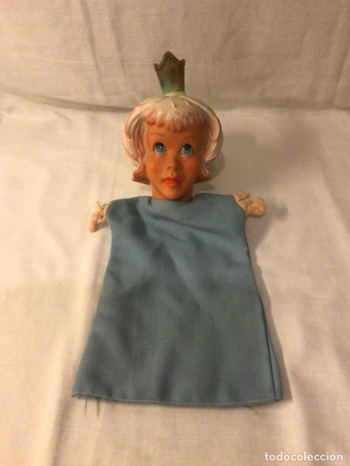 Juguetes antiguos y juegos de colecci&oacute;n: Marioneta, t&iacute;tere, gui&ntilde;ol, de mano antiguo, reina o princesa, cabeza goma dura o pl&aacute;stico, holandesa
