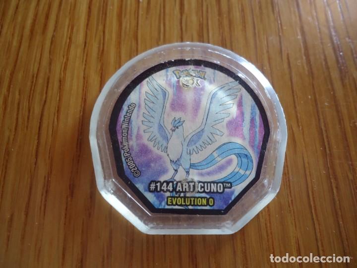 Juguetes antiguos y Juegos de colecci&oacute;n: COLECCI&Oacute;N TAZOS MATUTANO NINTENDO POK&Eacute;MON NOX TAZO CAPS POGS N&Uacute;MERO 144 #144 ARTICUNO EVOLUTION 0