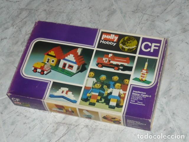 Juguetes antiguos y Juegos de colecci&oacute;n: POLLY HOBBY ARQUITECTURA BASICA - FAMILIA 6 CAJA JUEGO CONSTRUCCION