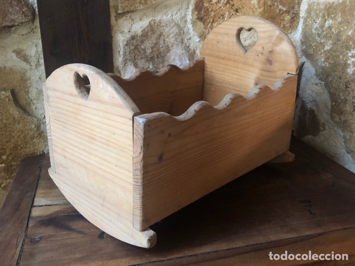 Brinquedos antigos e Jogos de cole&ccedil;&atilde;o: PRECIOSA CUNA MU&Ntilde;ECAS. MADERA.