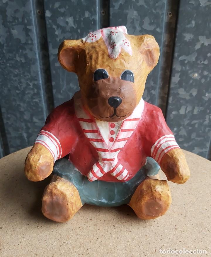 figura de oso / osa de cartón piedra, 19 cm apr - Buy Other antique toys  and games on todocoleccion