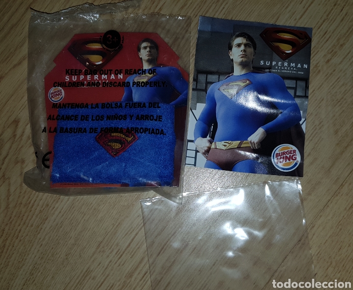 Juguetes antiguos y juegos de colecci&oacute;n: Juguete pulsera mu&ntilde;equera Superman Burguer a&ntilde;o 2006 nuevo