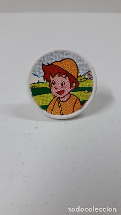 Juguetes antiguos y Juegos de colecci&oacute;n: ANILLO DE PEDRO - HEIDI , REALIZADO EN PLASTICO Y PAPEL . ORIGINAL A&Ntilde;OS 70