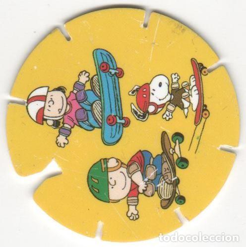 Juguetes antiguos y Juegos de colecci&oacute;n: COLECCI&Oacute;N TAZOS GREFUSA SNOOPY CAPS COLLECTION TAZO CAPS POGS N&Uacute;MERO 42 SERIE ANIMACI&Oacute;N A&Ntilde;O 2002