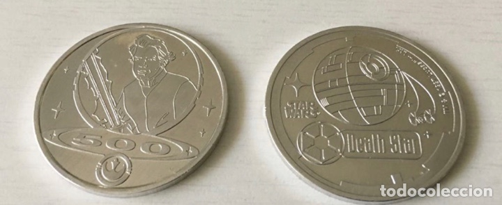 Juguetes antiguos y juegos de colecci&oacute;n: Lote de 2 Monedas Star Wars de colecci&oacute;n de cereales Nestle Estrellitas de los 90
