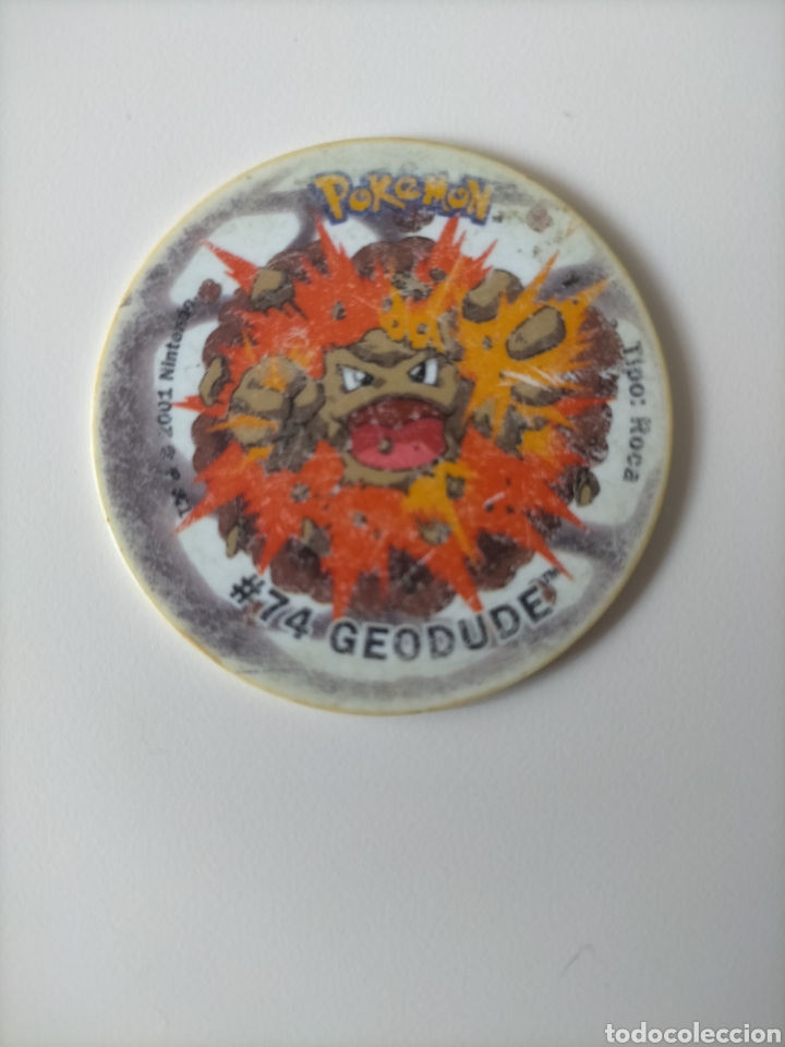 Juguetes antiguos y juegos de colecci&oacute;n: Tazo POKEMON ATTACK 74 GEODUDE. Tazos Pok&eacute;mon League 1 2 3 Nox MATUTANO