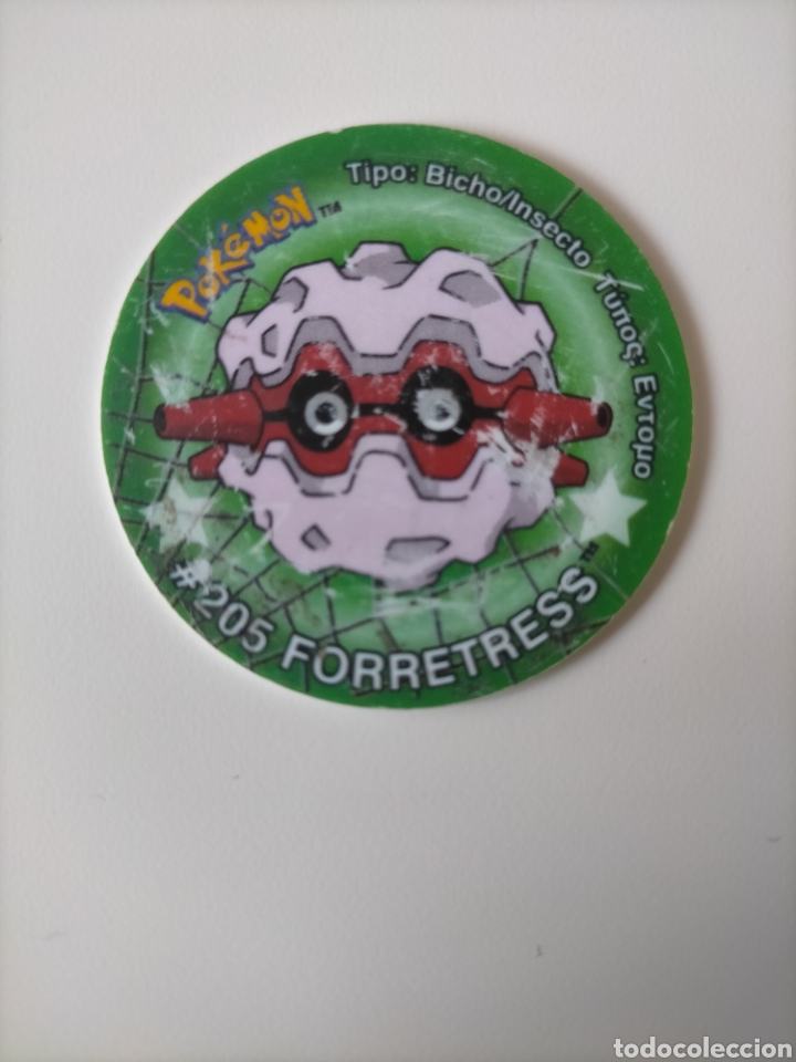 Juguetes antiguos y juegos de colecci&oacute;n: Tazo POKEMON STICKER 01 205 FORRETRESS. Tazos Pok&eacute;mon League 1 2 3 Nox MATUTANO
