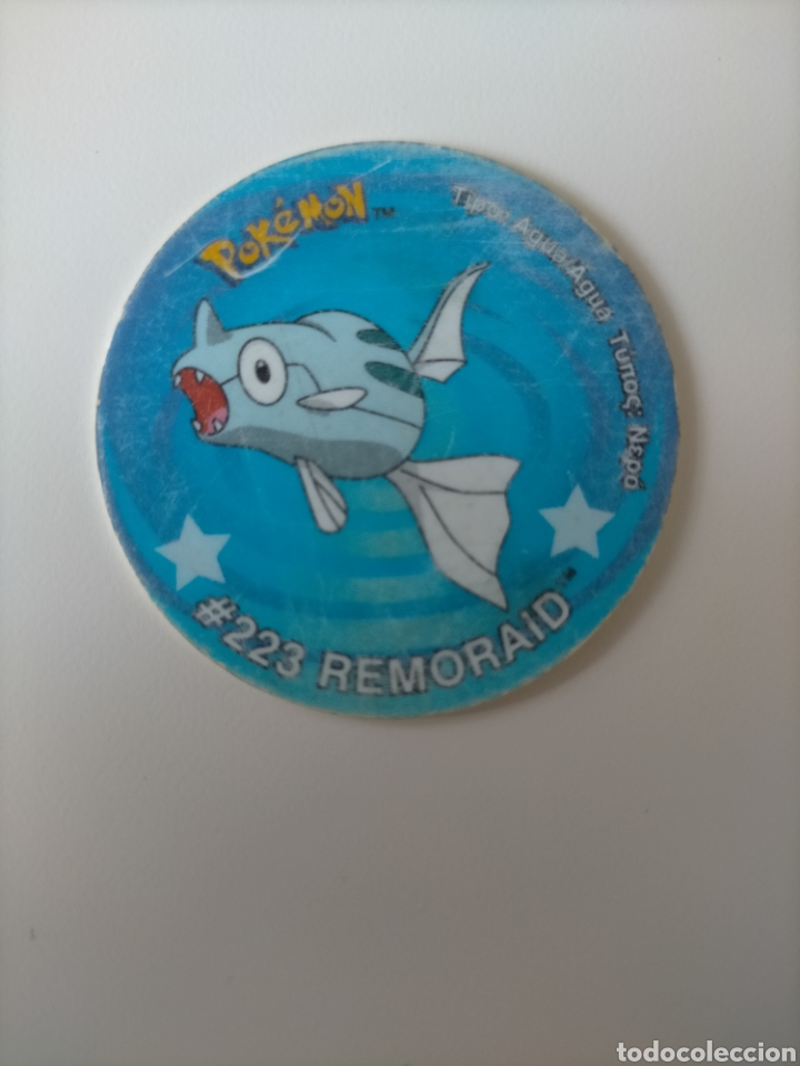 Juguetes antiguos y juegos de colecci&oacute;n: Tazo POKEMON STICKER 06 223 REMORAID. Tazos Pok&eacute;mon League 1 2 3 Nox MATUTANO