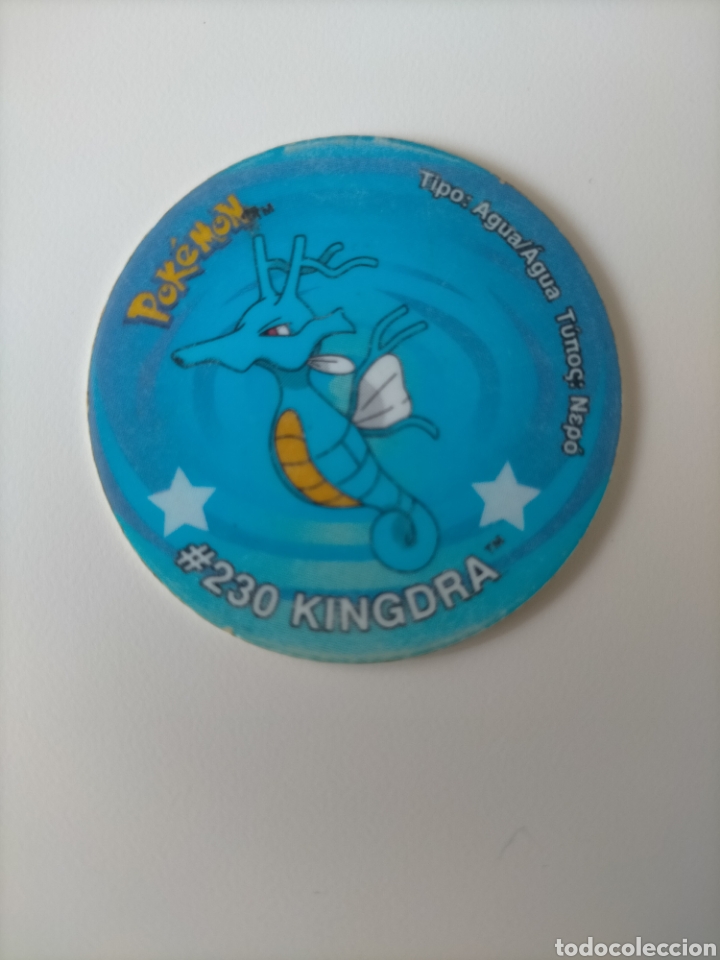 Juguetes antiguos y juegos de colecci&oacute;n: Tazo POKEMON STICKER 07 230 KINGDRA Tazos Pok&eacute;mon League 1 2 3 Nox MATUTANO