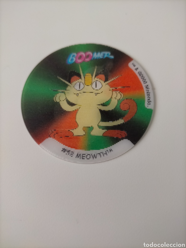 Juguetes antiguos y juegos de colecci&oacute;n: Tazo POKEMON BOOMER 32 MEOWTH 53 PERSIAN NINTENDO 2000 Tazos