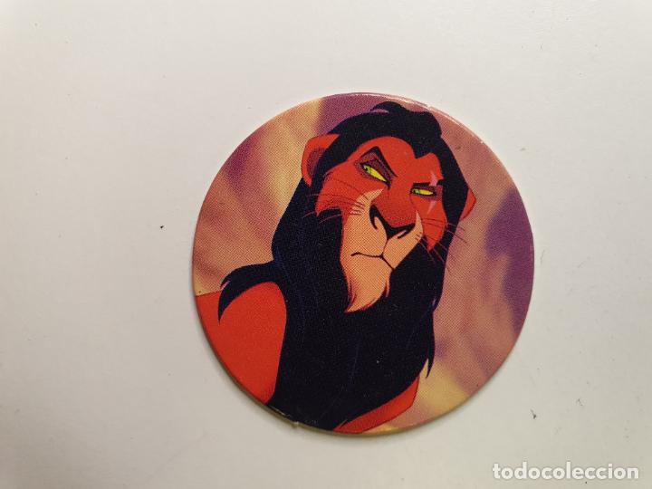 Juguetes antiguos y Juegos de colecci&oacute;n: TAZO PANINI CAPS - DISNEY EL REY LEON - TRASERA RE LEONE - N&ordm; 20