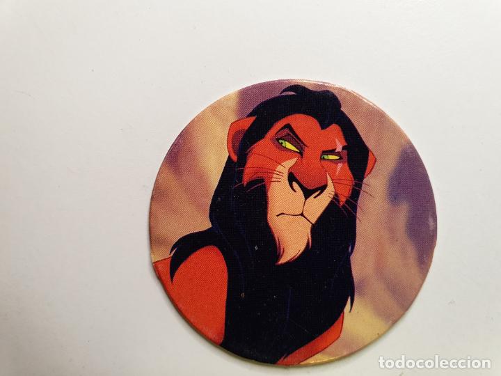 Juguetes antiguos y Juegos de colecci&oacute;n: TAZO PANINI CAPS - DISNEY EL REY LEON - TRASERA RE LEONE - N&ordm; 20