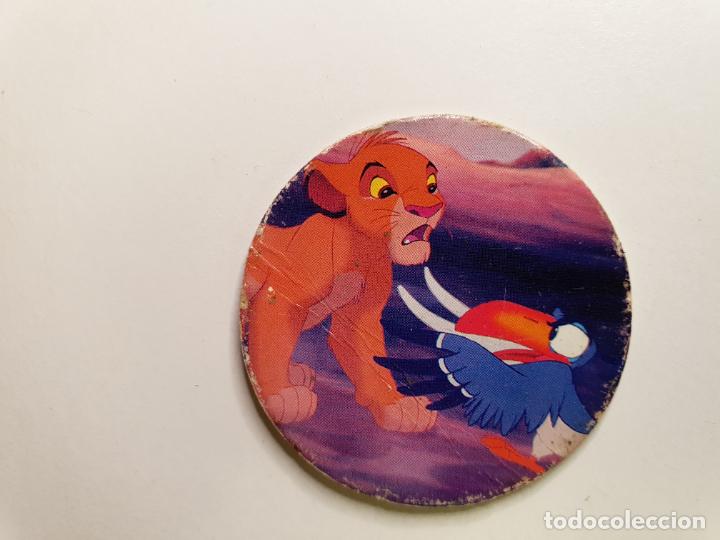 Juguetes antiguos y Juegos de colecci&oacute;n: TAZO PANINI CAPS - DISNEY EL REY LEON - TRASERA RE LEONE - N&ordm; 16