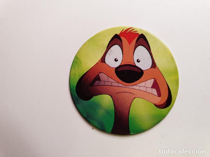 Juguetes antiguos y Juegos de colecci&oacute;n: TAZO PANINI CAPS - DISNEY EL REY LEON - TRASERA KONIG DER LOWEN - N&ordm; 27