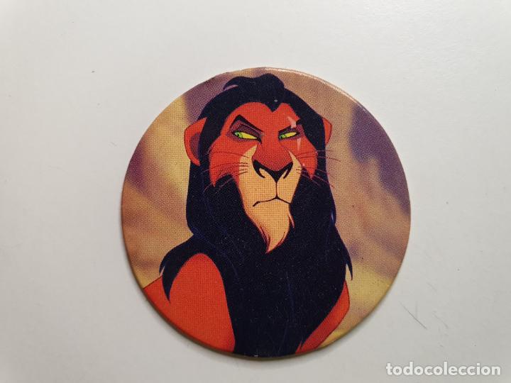 Juguetes antiguos y Juegos de colecci&oacute;n: TAZO PANINI CAPS - DISNEY EL REY LEON - TRASERA KONIG DER LOWEN - N&ordm; 20