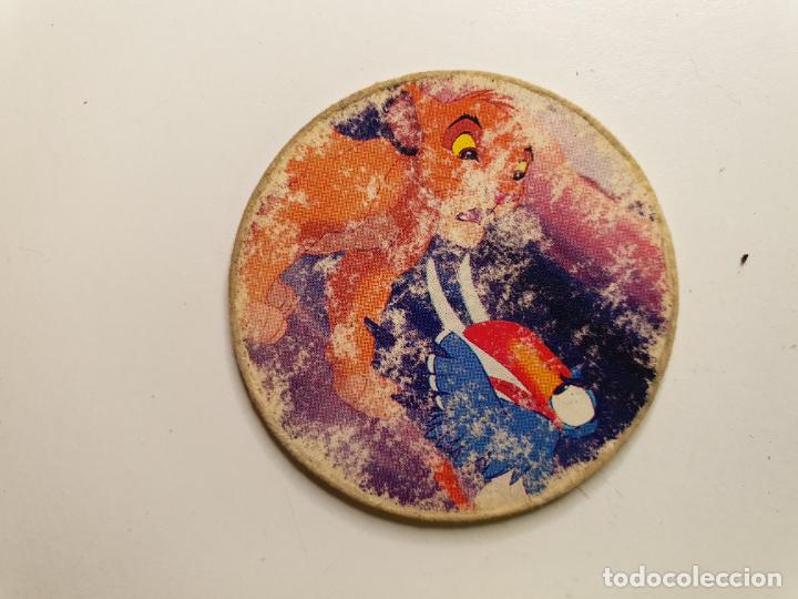 Juguetes antiguos y Juegos de colecci&oacute;n: TAZO PANINI CAPS - DISNEY EL REY LEON - TRASERA ROI LION - N&ordm; 16