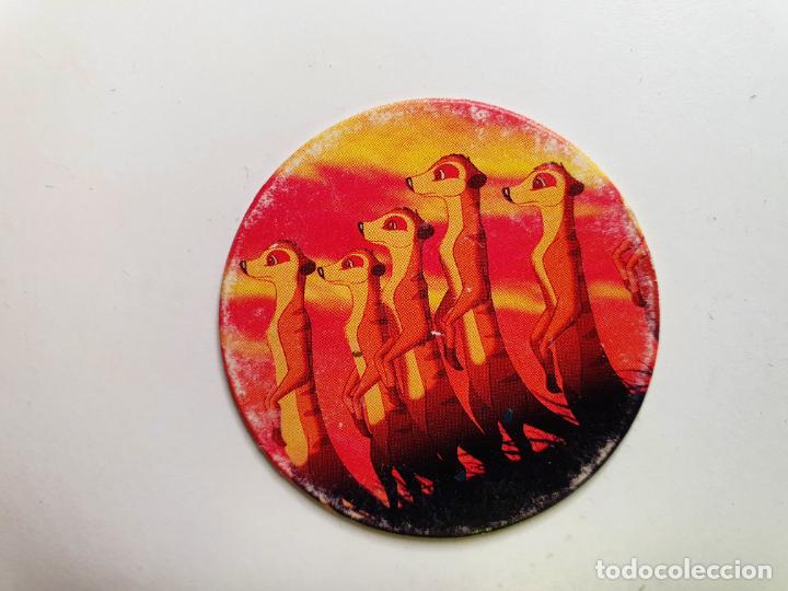 Juguetes antiguos y Juegos de colecci&oacute;n: TAZO PANINI CAPS - DISNEY EL REY LEON - TRASERA LEEUWEKONING - N&ordm; 1