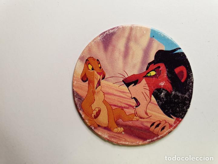 Juguetes antiguos y Juegos de colecci&oacute;n: TAZO PANINI CAPS - DISNEY EL REY LEON - TRASERA LEEUWEKONING - N&ordm; 19